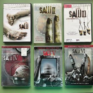 SAW I, II, III, IV, V, & VI – DVD Movie Set